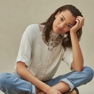 Celine lace top from Anthropologie